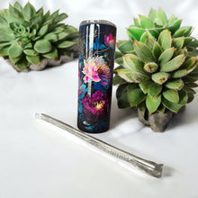 Load image into Gallery viewer, 20oz Flower Stainless Steel Skinny Tumbler
