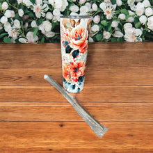 Load image into Gallery viewer, 20oz MOM Flower Stainless Steel Skinny Tumbler
