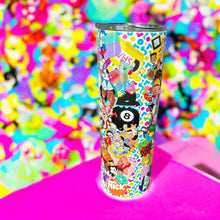 Load image into Gallery viewer, 20oz 90&#39;s Cartoons Stainless Steel Skinny Tumbler
