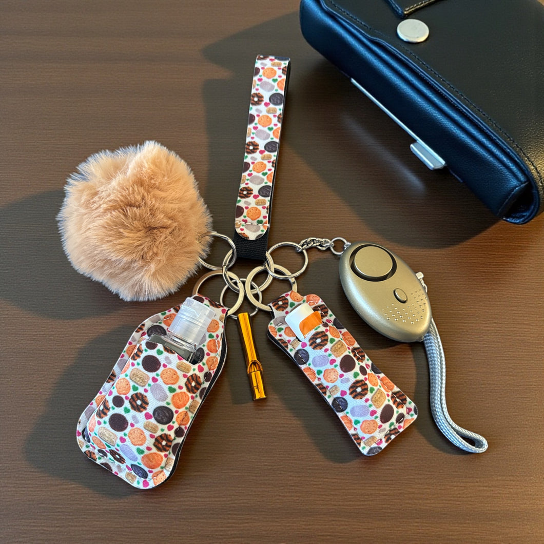 8 pc Cookie Monster Safety Keychain