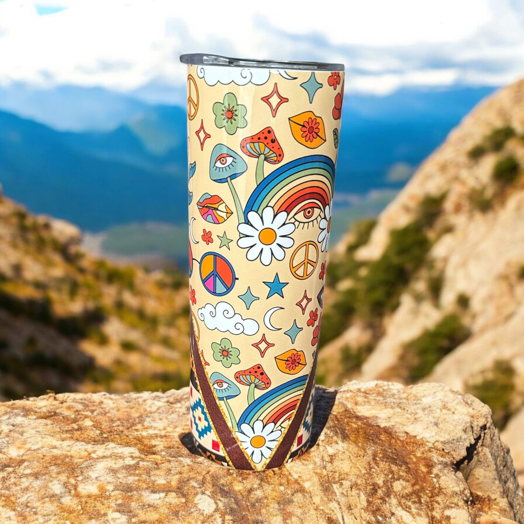 20oz Sign and Eyes Stainless Steel Skinny Tumbler