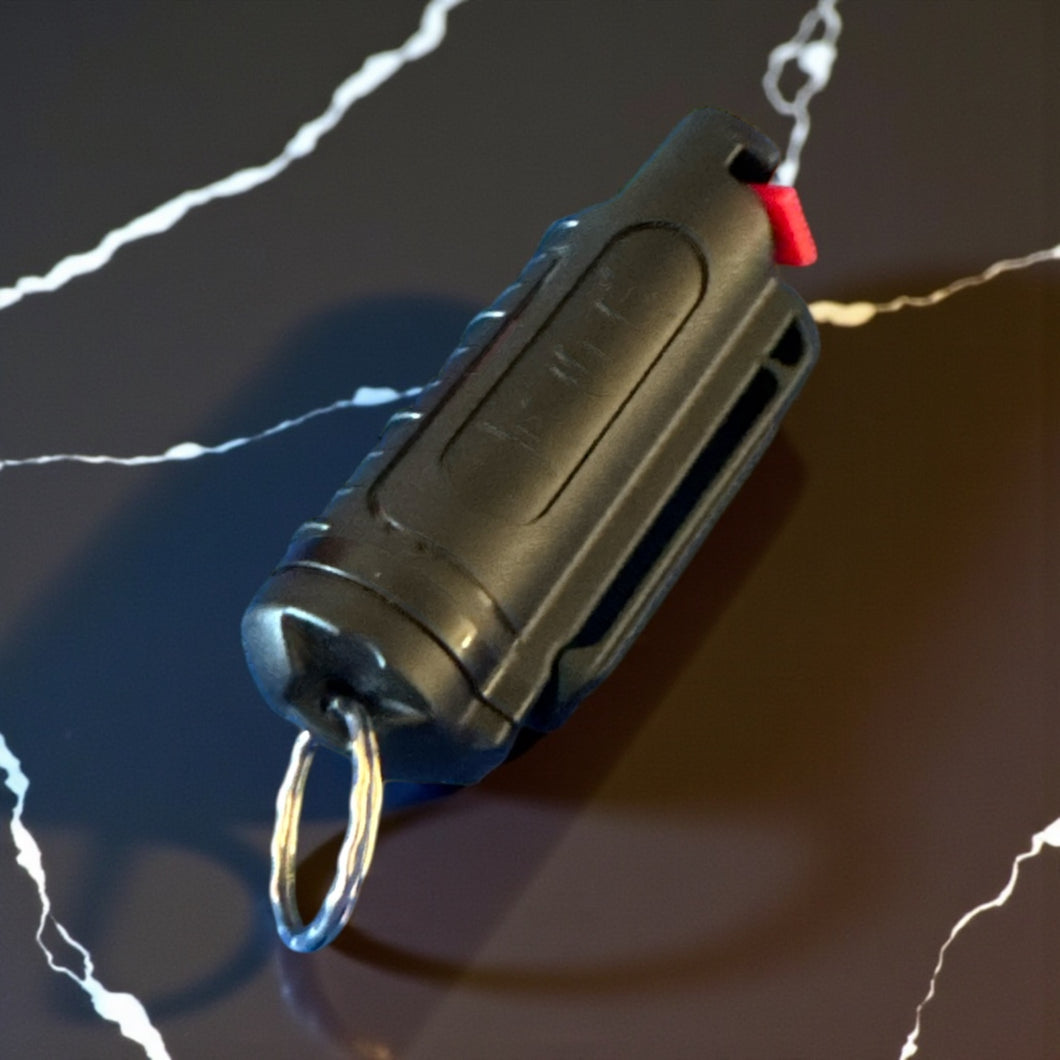 Pepper Spray Keychain with Safety Twist Top