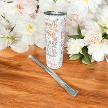 Load image into Gallery viewer, 20oz I &quot;Decide My Vibe&quot; Stainless Steel Skinny Tumbler

