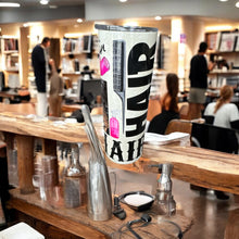 Load image into Gallery viewer, 20oz Stainless Steel Hair Skinny Tumbler
