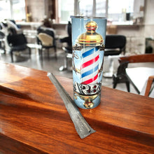 Load image into Gallery viewer, 20oz Stainless Steel Barber Shinny Tumbler
