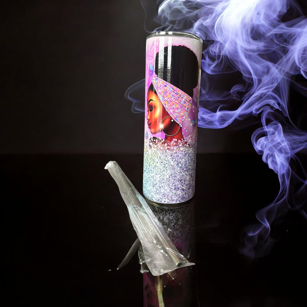 20oz Diamond Stainless Steel Skinny Tumbler