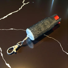 Load image into Gallery viewer, Bling Bling Pepper Spray Keychain with Safety Twist
