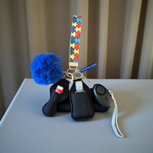 Load image into Gallery viewer, 8 pc Glitter Autism Awareness Safety Keychain
